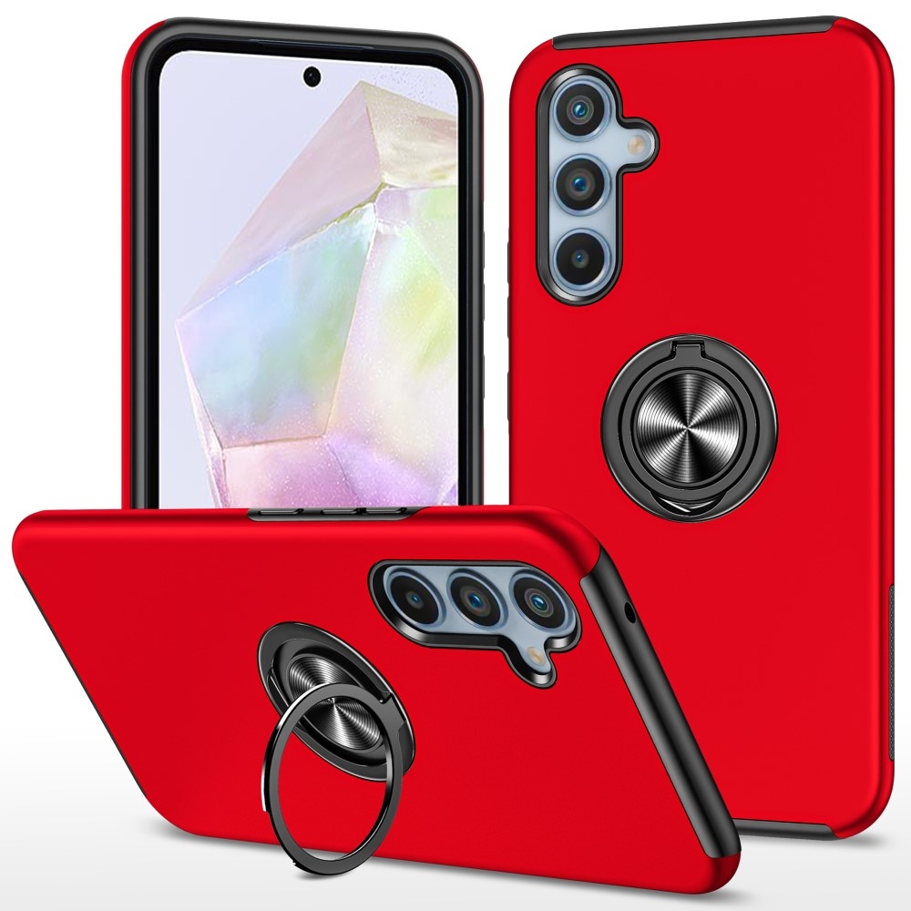 Galaxy A35 Hybrid skal med Finger Ring