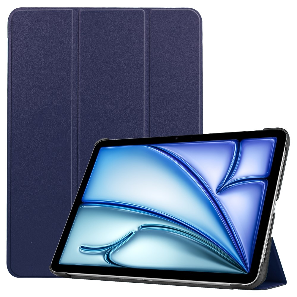 Till iPad Air 11 (2024) Slim fit tri - fold fodral - Mörkblå