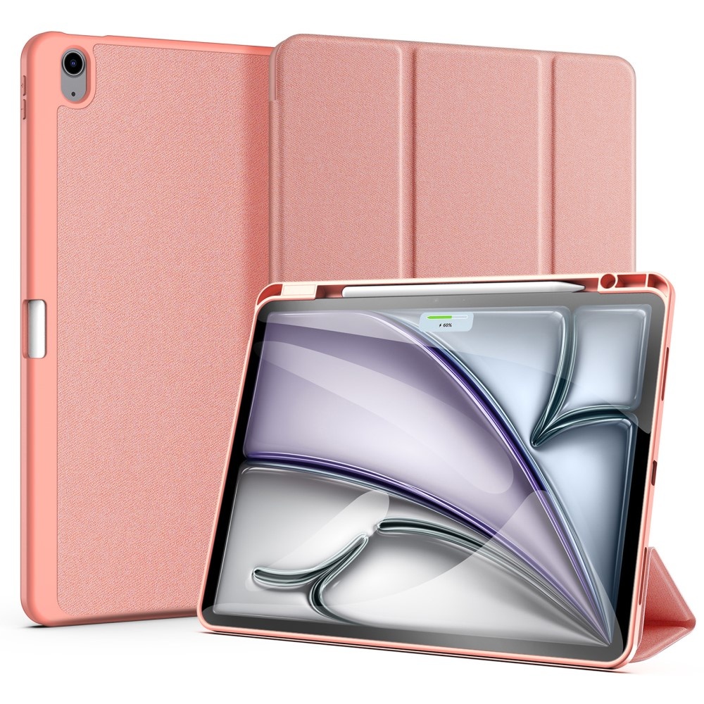 DUX DUCIS Domo iPad Air 13 (2024) fodral Tri-Fold - Rosa