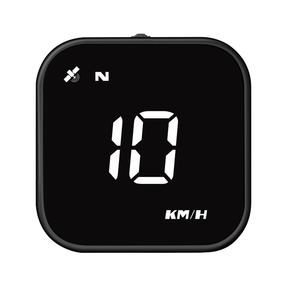 Hastighetsmätare HUD GPS Display Universal Multi - funktion - Vit