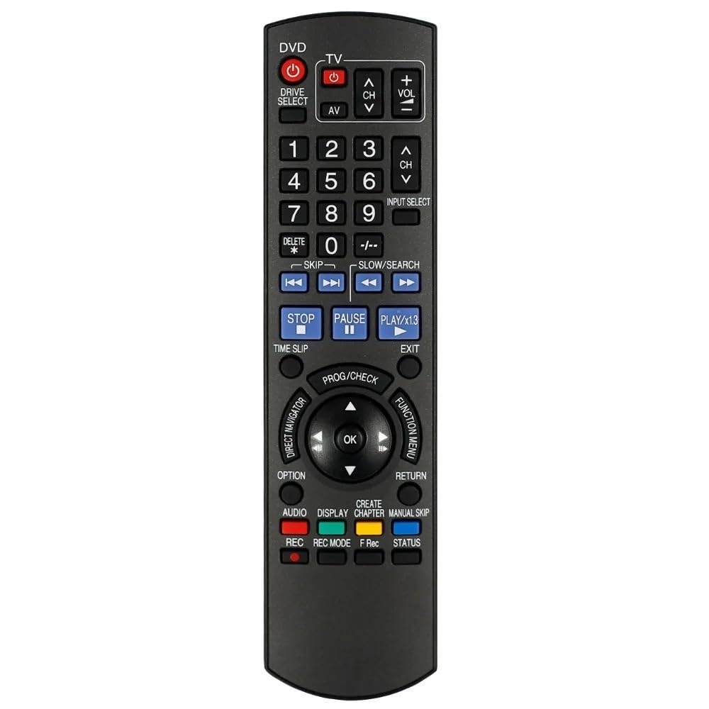 Fjärrkontroll Ersättning för N2QAYB000134 För Panasonic DVD