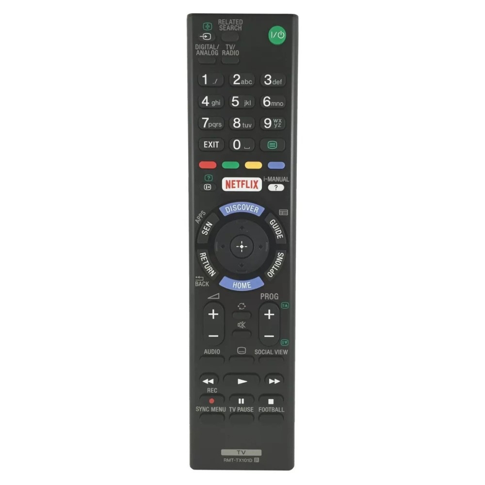 Fjärrkontroll Ersättning för RMT-TX101D För Sony TV