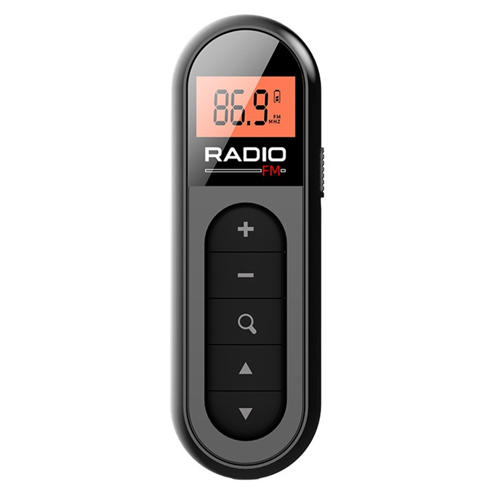 RADIO MI03 Pocket FM radio med klip til sport/løb/møder
