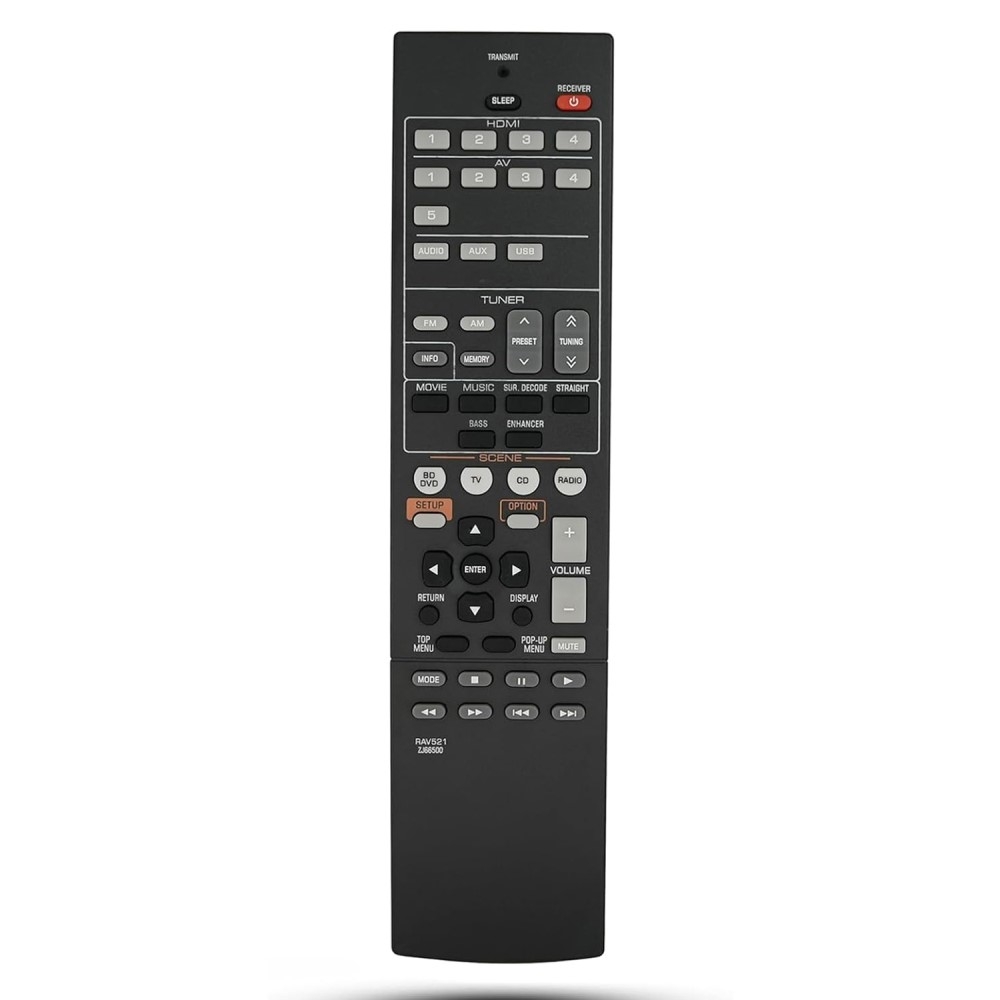 Fjärrkontroll Ersättning för RAV521 För Yamaha Audio / Video Receiver