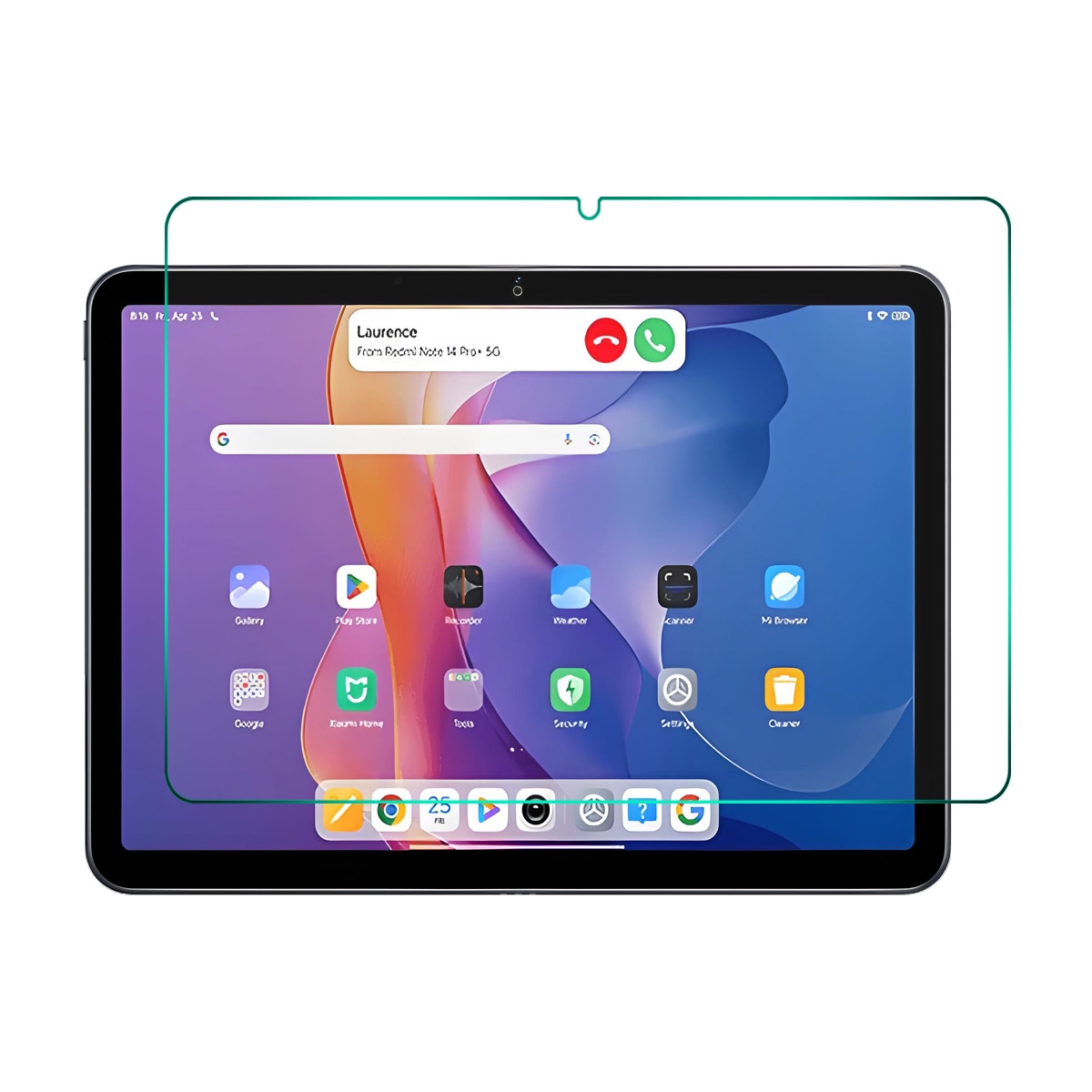 For Xiaomi Redmi Pad 2 Skjermbeskytter ENKAY 9H Høyaluminium-silikonglassfilm