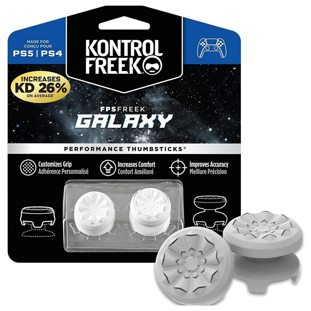 2 stk. tommelgrep fingergrep til Sony PlayStation 5/4 tommelspakforlenger - Hvit