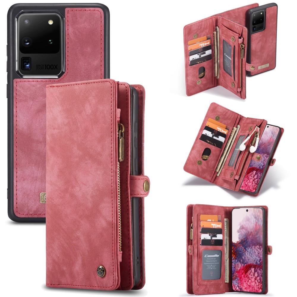 CASEME Samsung Galaxy S20 Ultra Retro läder plånboksfodral