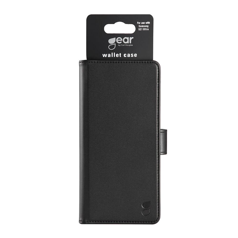 GEAR Plånboksväska Svart Samsung Galaxy S21 Ultra