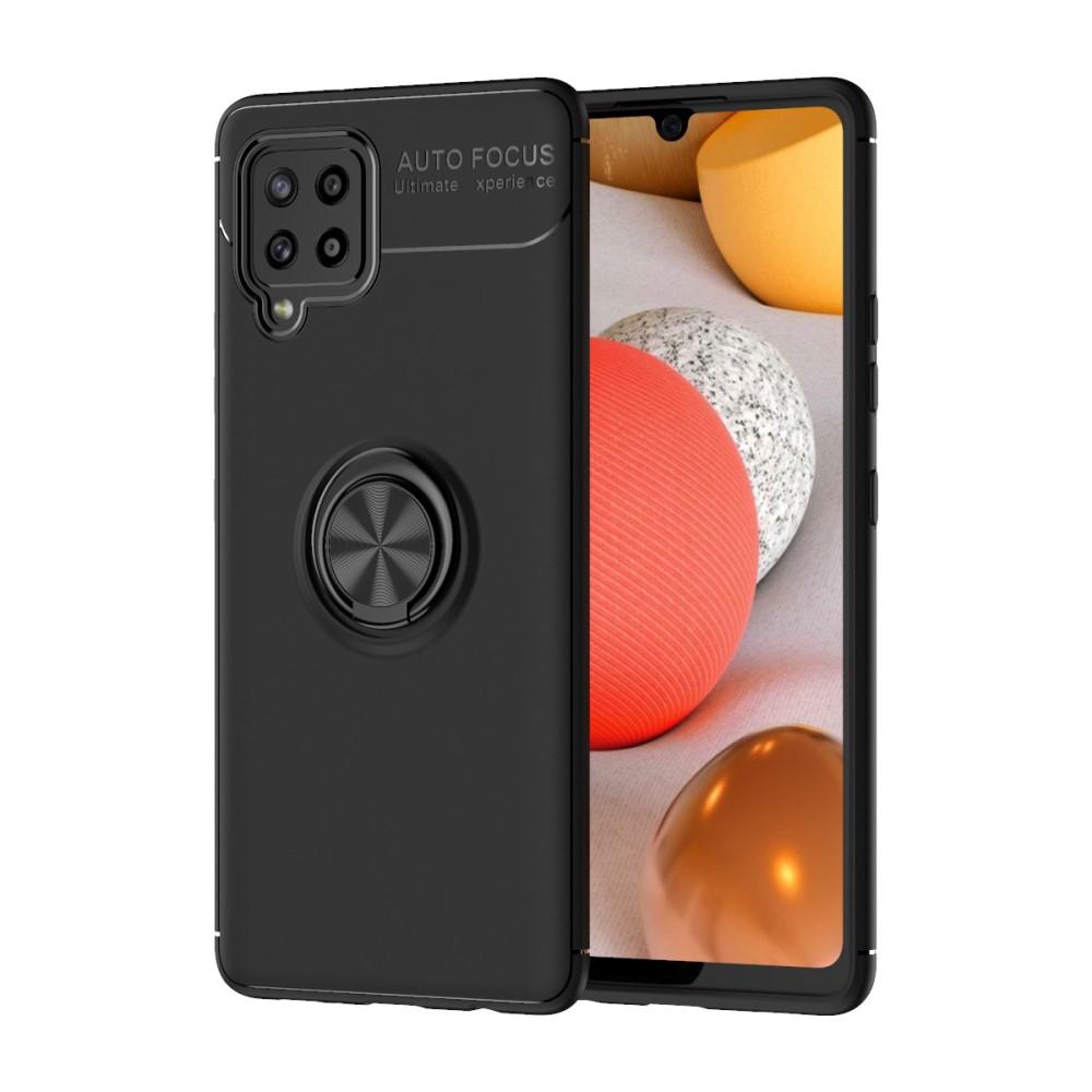 Galaxy A42 skal med Finger Ring och inbyggd plåt