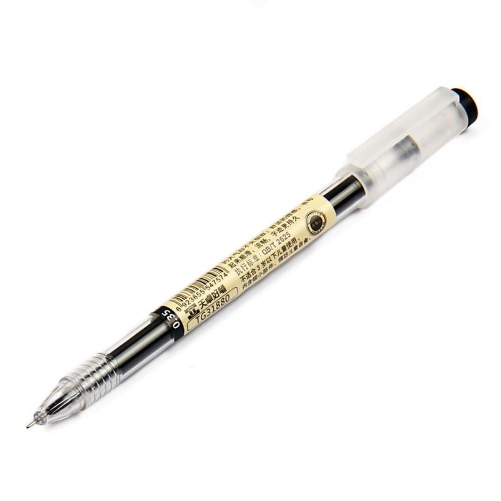 0,35 mm Gel Penna Roller Ball Pennor Student Exam - Svart 3 St