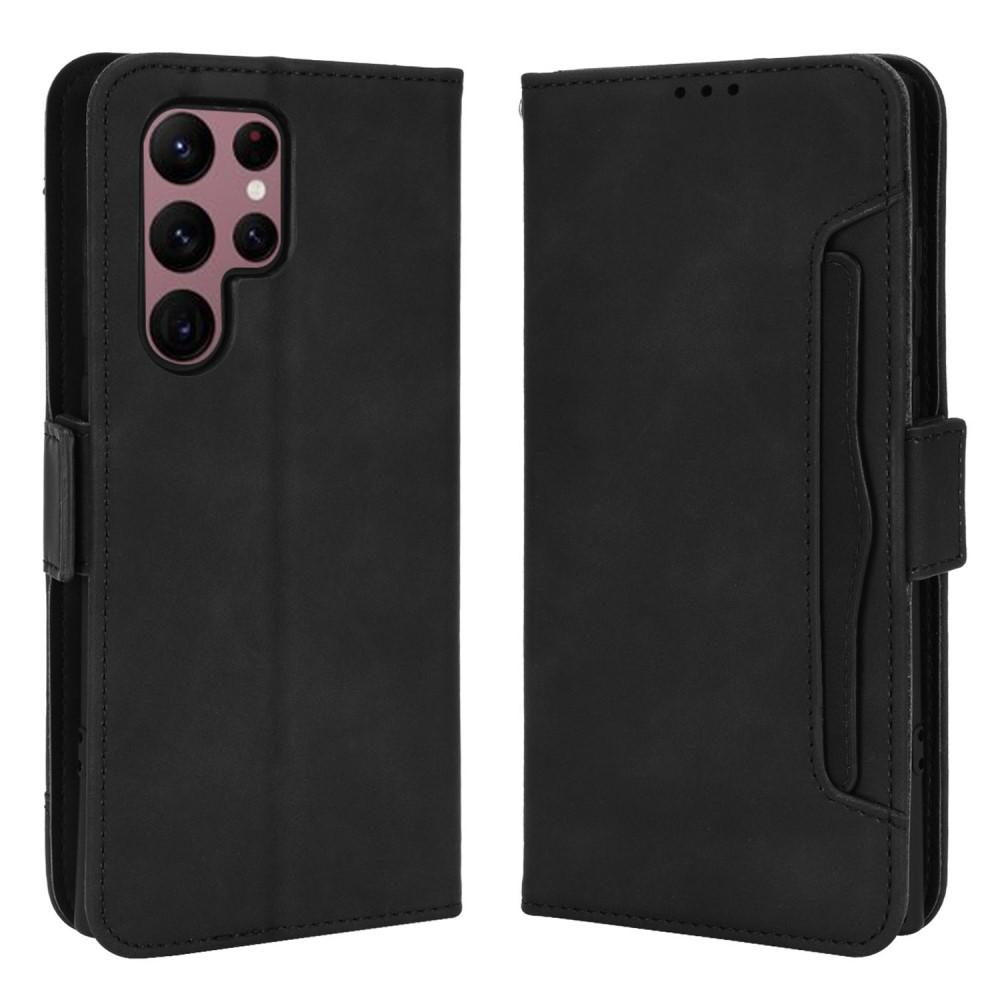 Samsung Galaxy S22 Ultra 5G Plånboksfodral - Svart