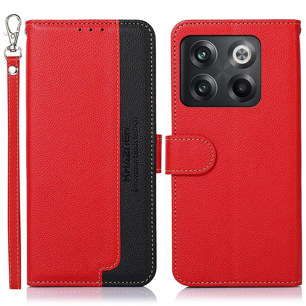 KHAZNEH OnePlus 10T / Ace Pro Plånboksfodral - Röd
