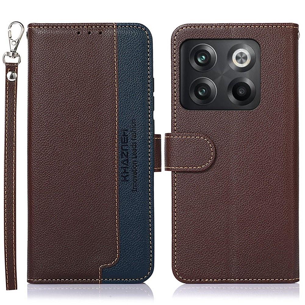 KHAZNEH OnePlus 10T / Ace Pro Plånboksfodral - Brun