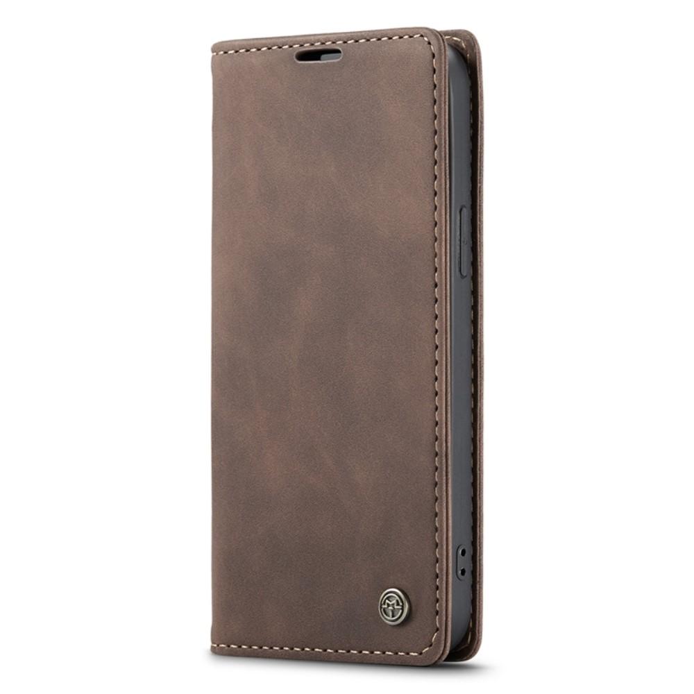 CASEME Plånboksfodral iPhone 14 Plus - MörkBrun