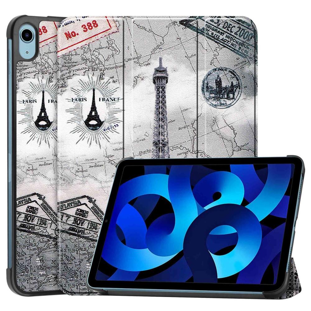 iPad 10.9 2022 Slim fit tri - fold fodral - Map
