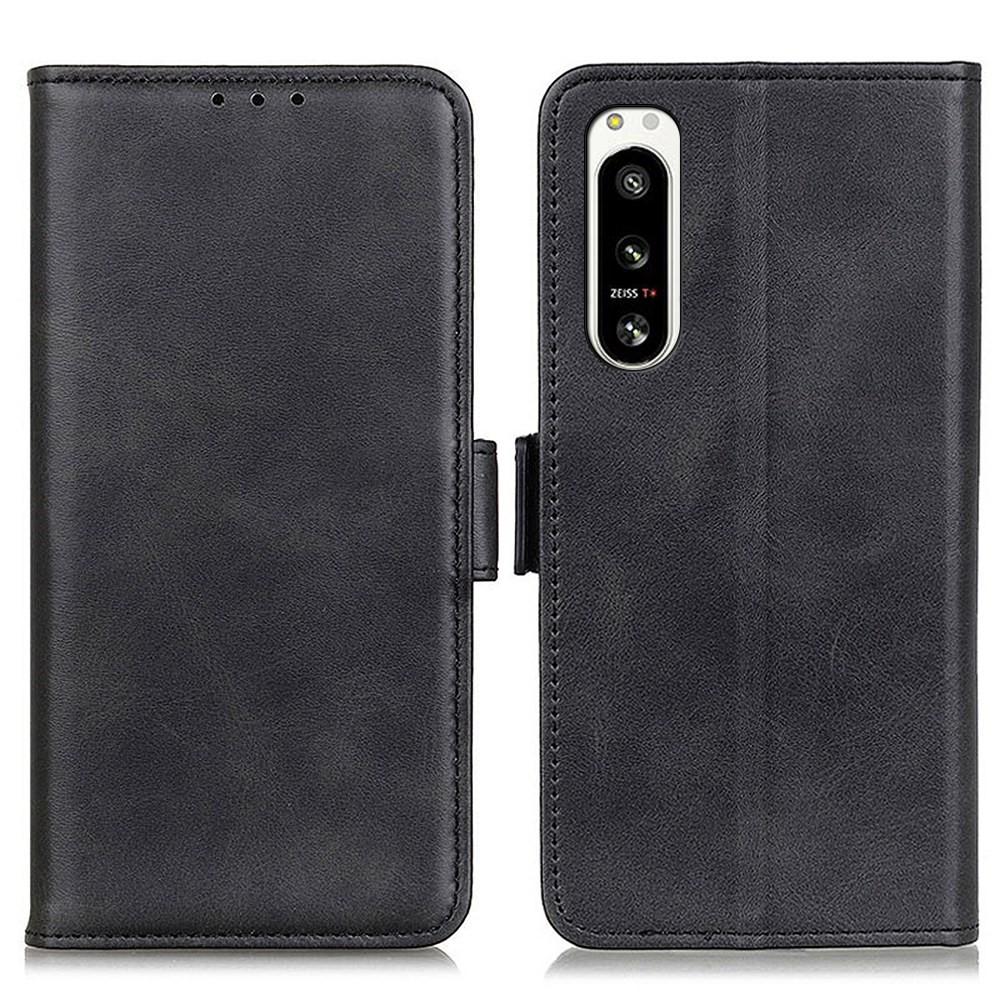 Xperia 5 IV Plånboksfodral Svart Flera kortplatser