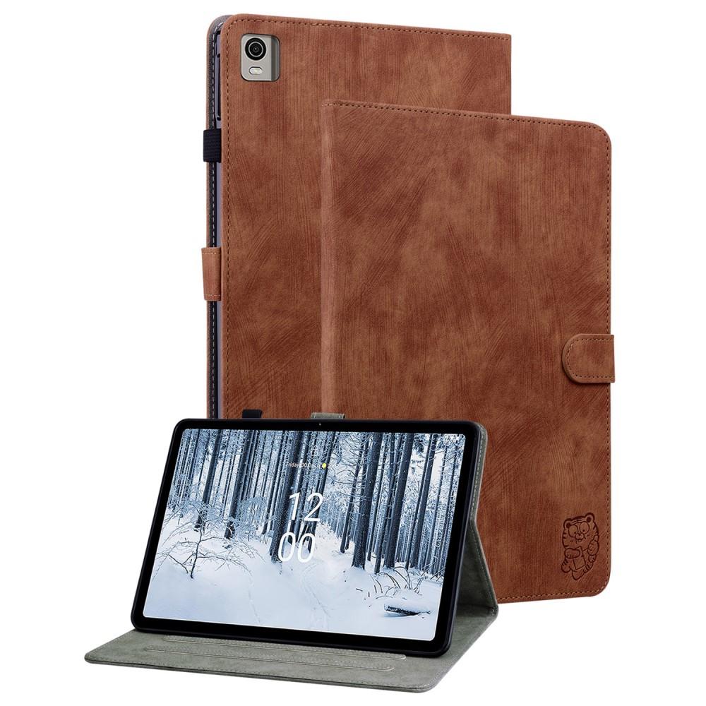 Mulbess Cover In Pelle Sintetica Per Nokia 2.2, Custodia A Libro Con Porte Tessere E Supporto Stand, Chiusura Magnetica, Colore Marrone Vintage - 3