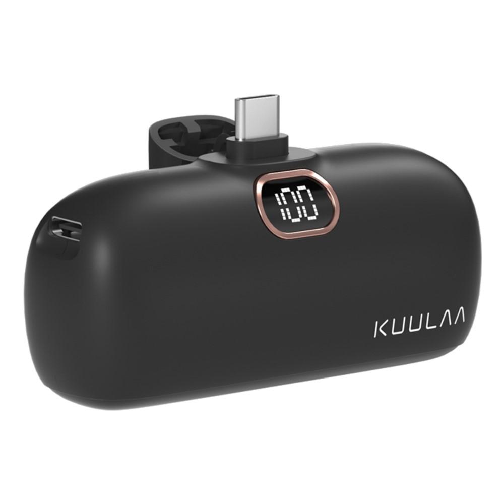 KUULAA 18W 5000mAh bärbar telefonladdare USB - C Powerbank 2 port