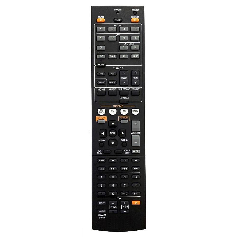 RAV491 ZF30320 TV fjärrkontroll Ersättning för Yamaha TV