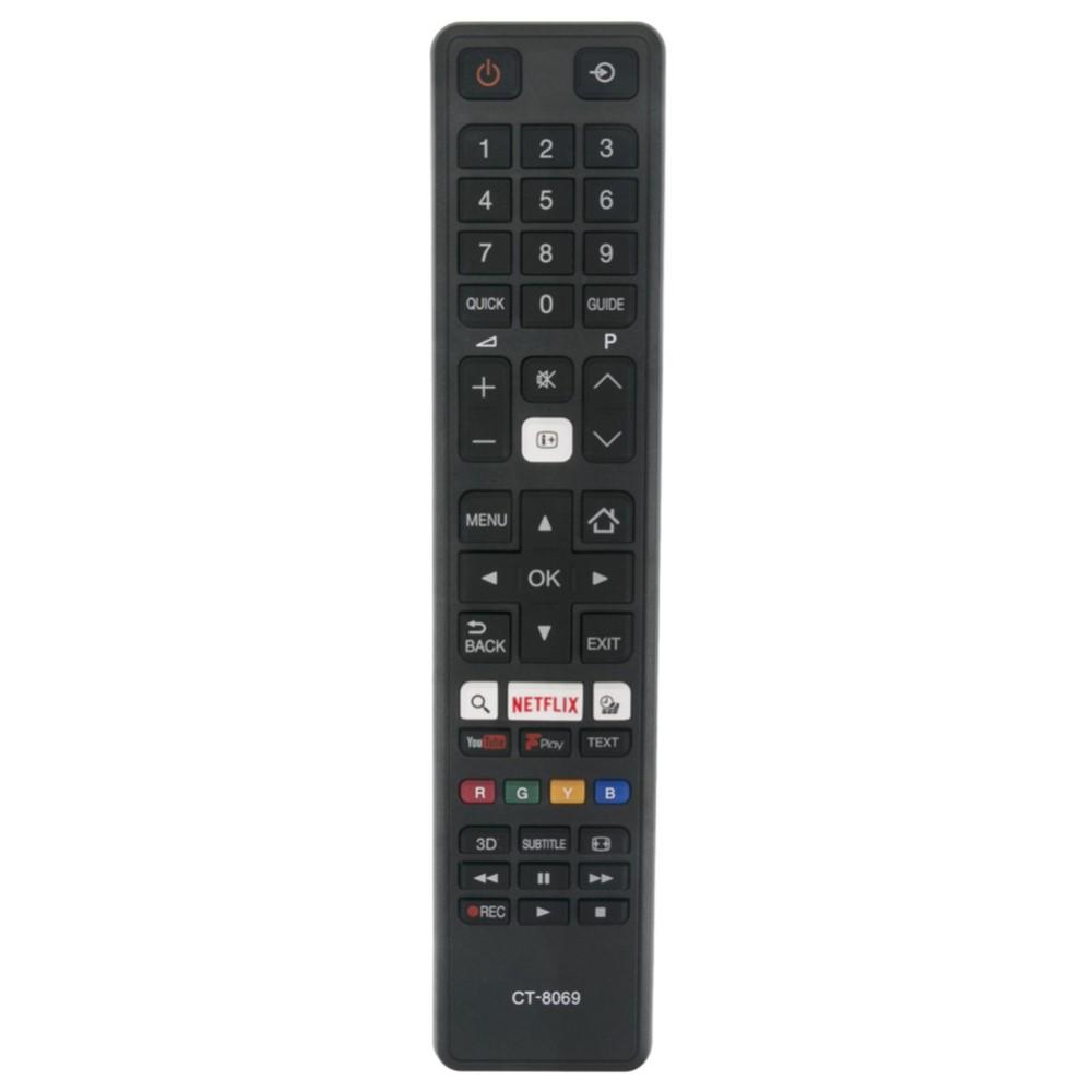 CT-8069 TV fjärrkontroll Ersättning för Toshiba Smart TV