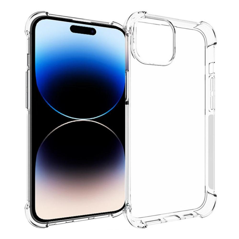 För iPhone 15 Plus TPU + Akryl Anti - dropp Fodral Skal