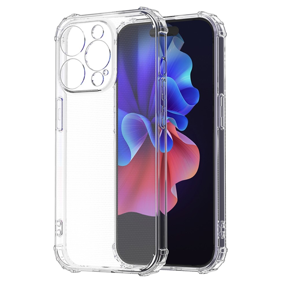 För iPhone 15 Pro Skal Fodral TPU - ram + Akryl Baksida Telefonfodral