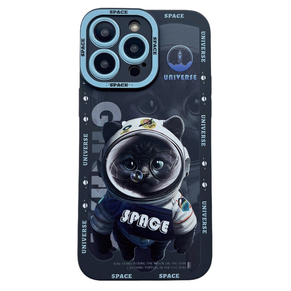 TPU telefonfodral Skal för iPhone 15 Pro Fodral Katt