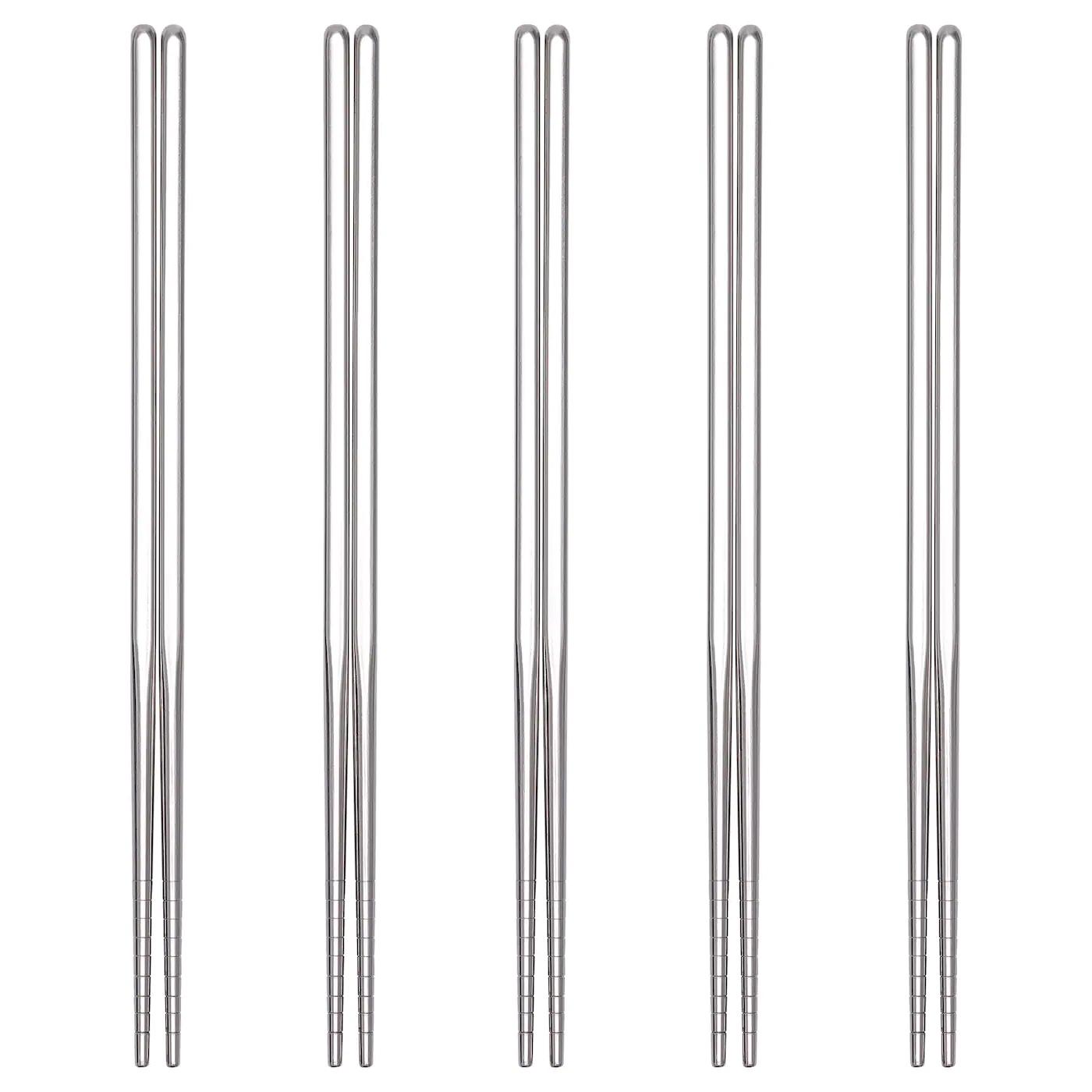 10x Spisepinner i Rustfritt Stål