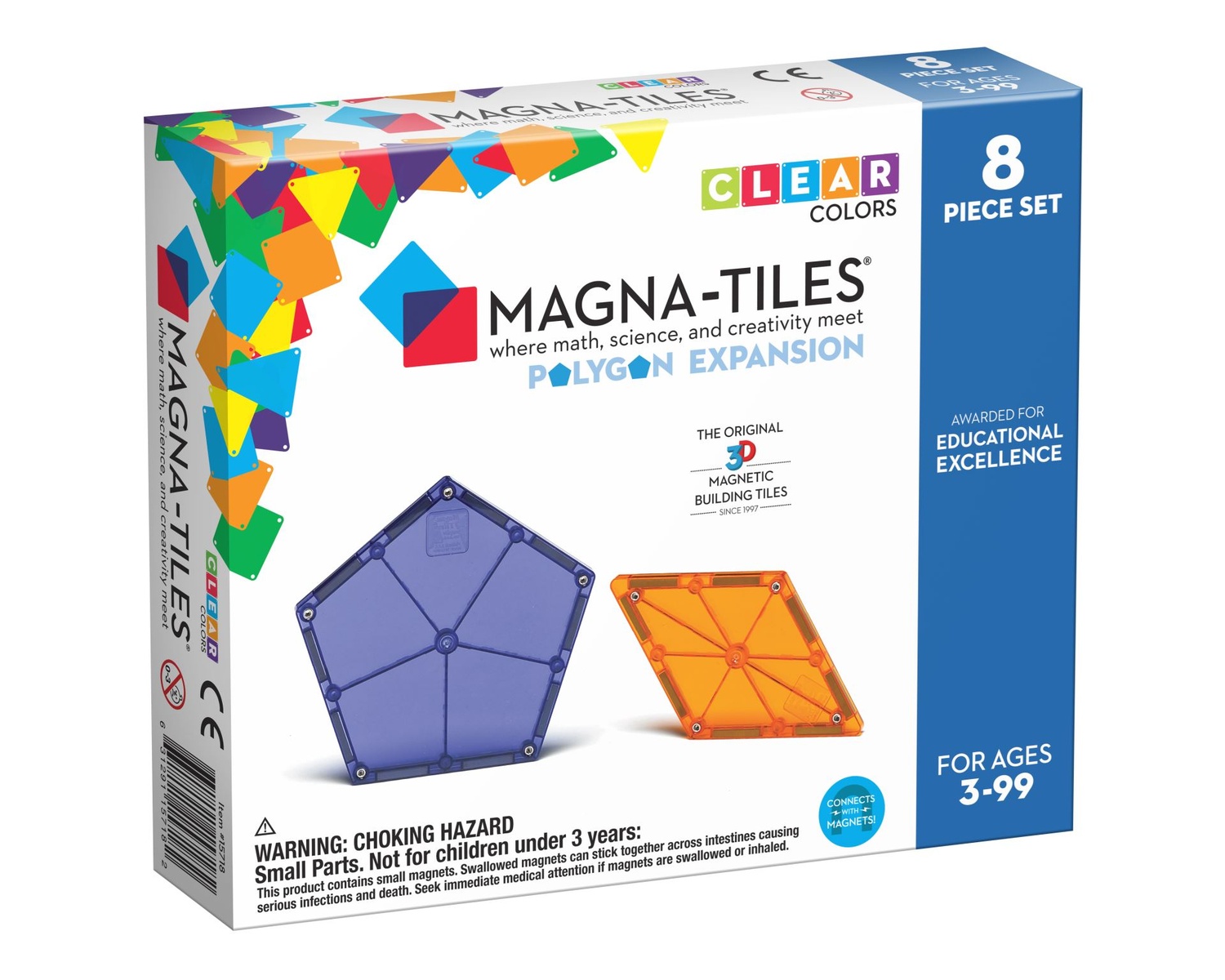 Magna-Tiles Polygons 8 delar