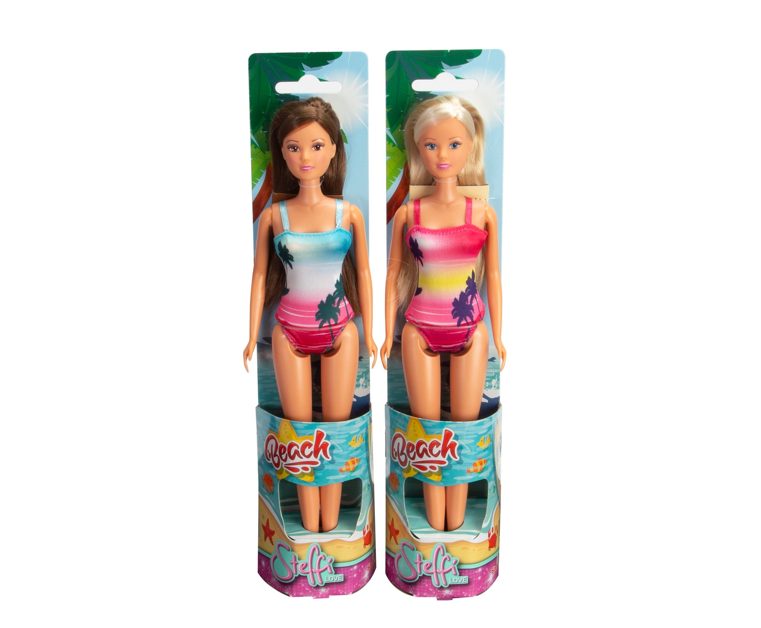 Steffi Love Beach Docka med baddräkt Brunett