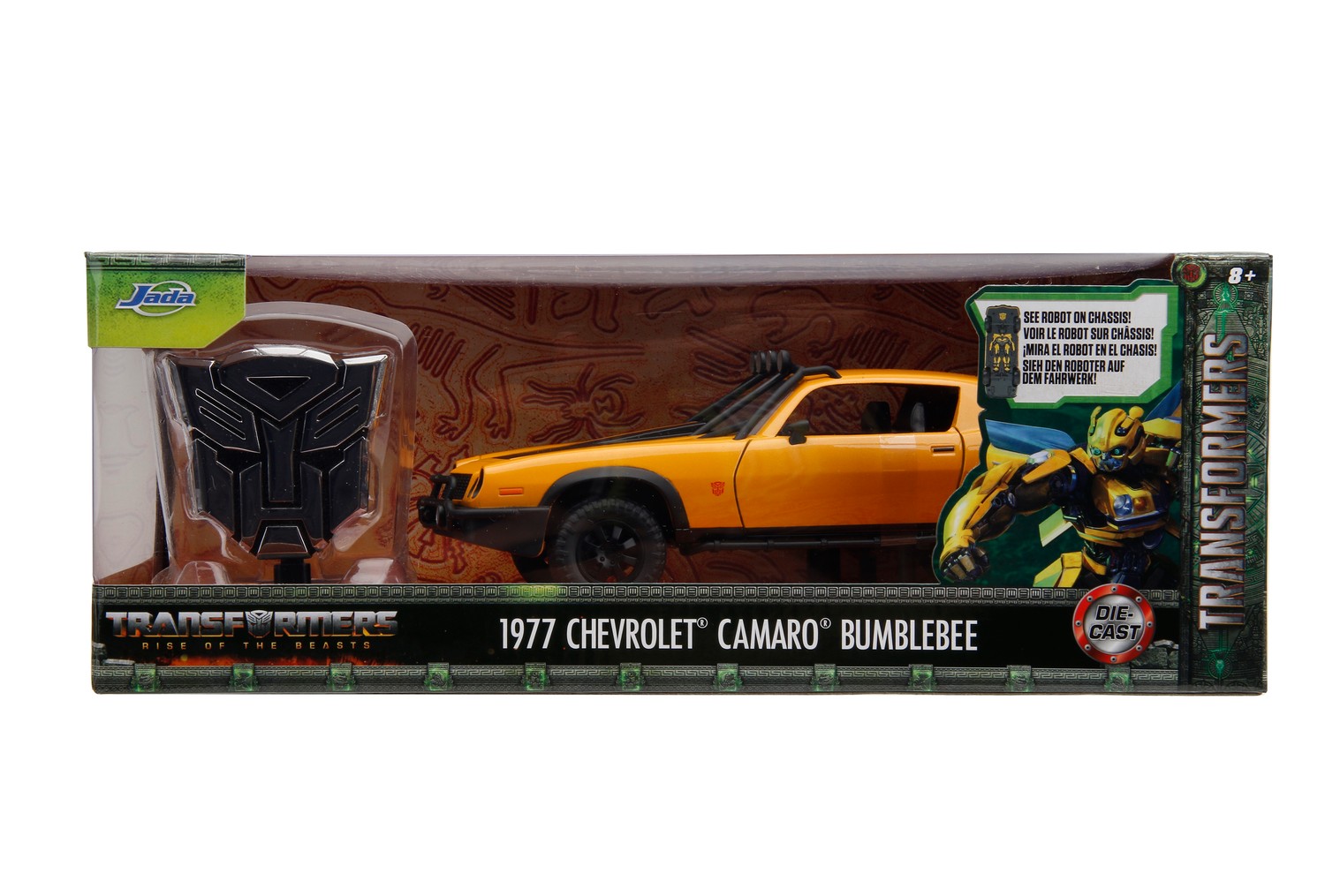 Transformers 1977 Chevrolet Camaro Bumblebee Metall 1:24