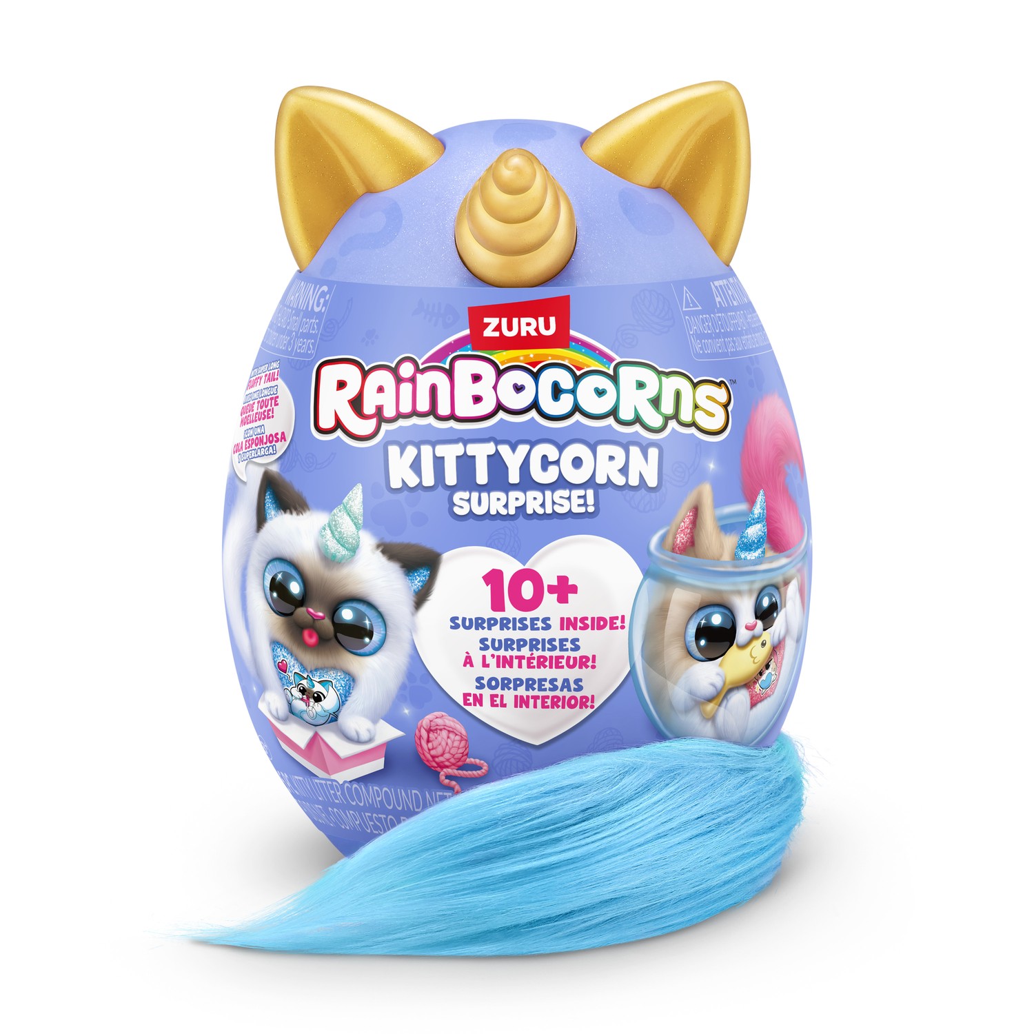 Rainbocorn Kittycorn Surprise Fluffy Tail