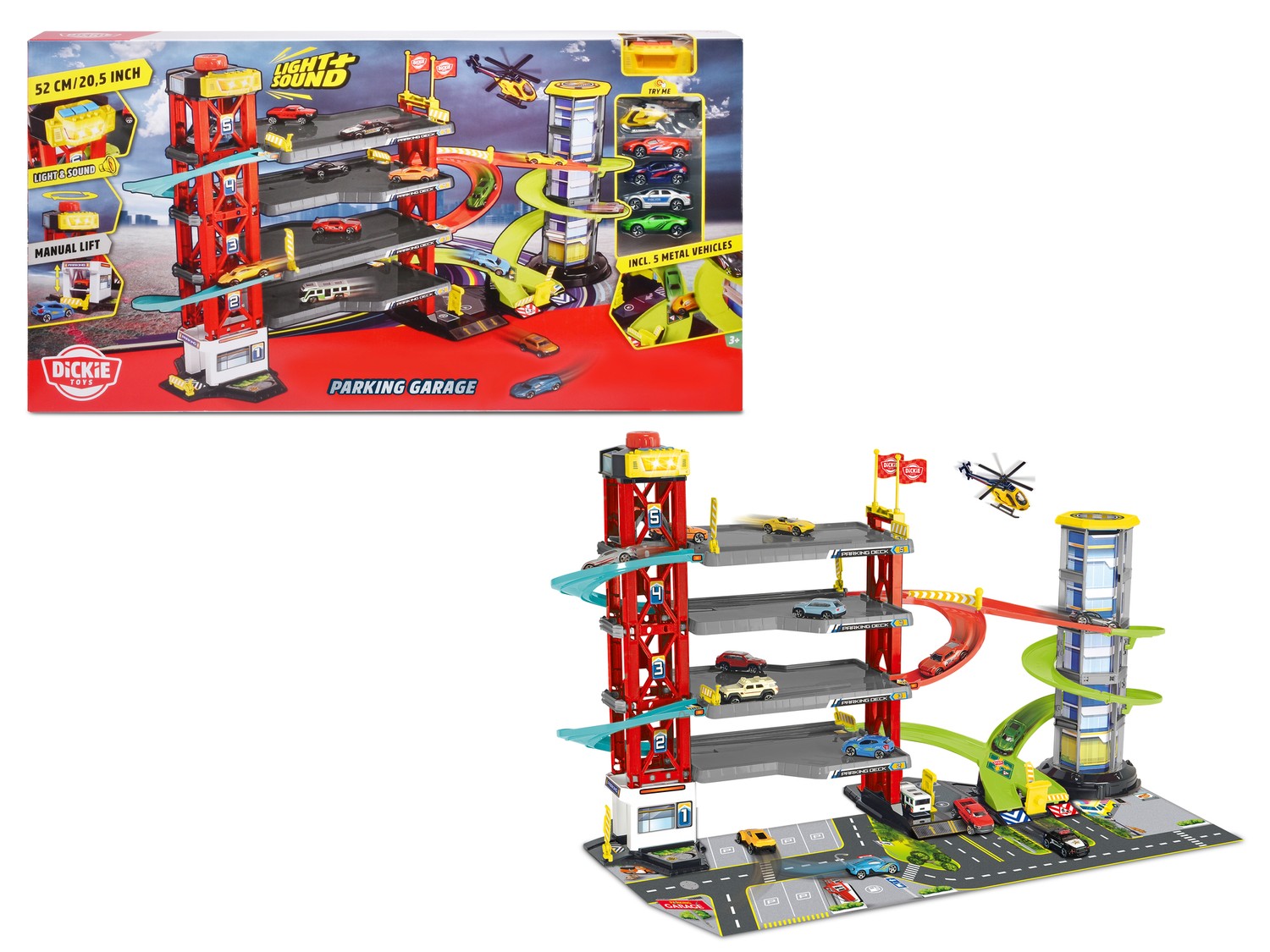Dickie Toys Parkeringsgarage 52cm