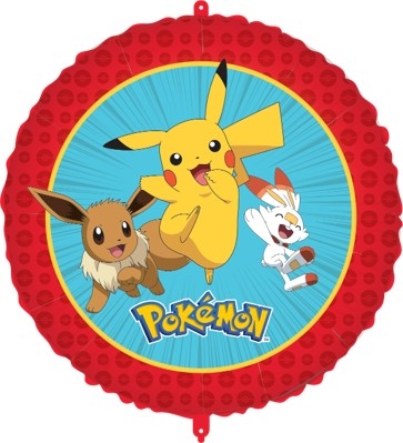 Pokemon Folieballong Rund