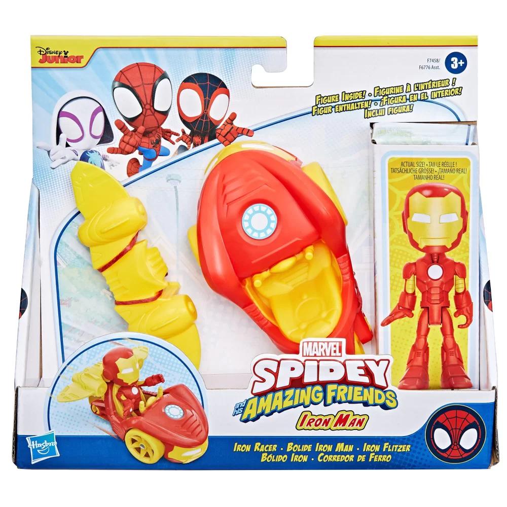 Spidey Amazing Friends Iron Man Iron Racer
