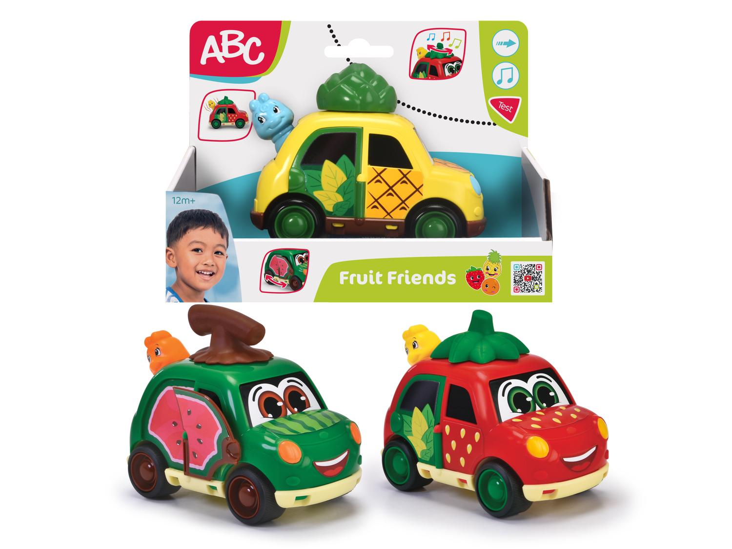 ABC Fruit Friends Bil med speldosa 1+