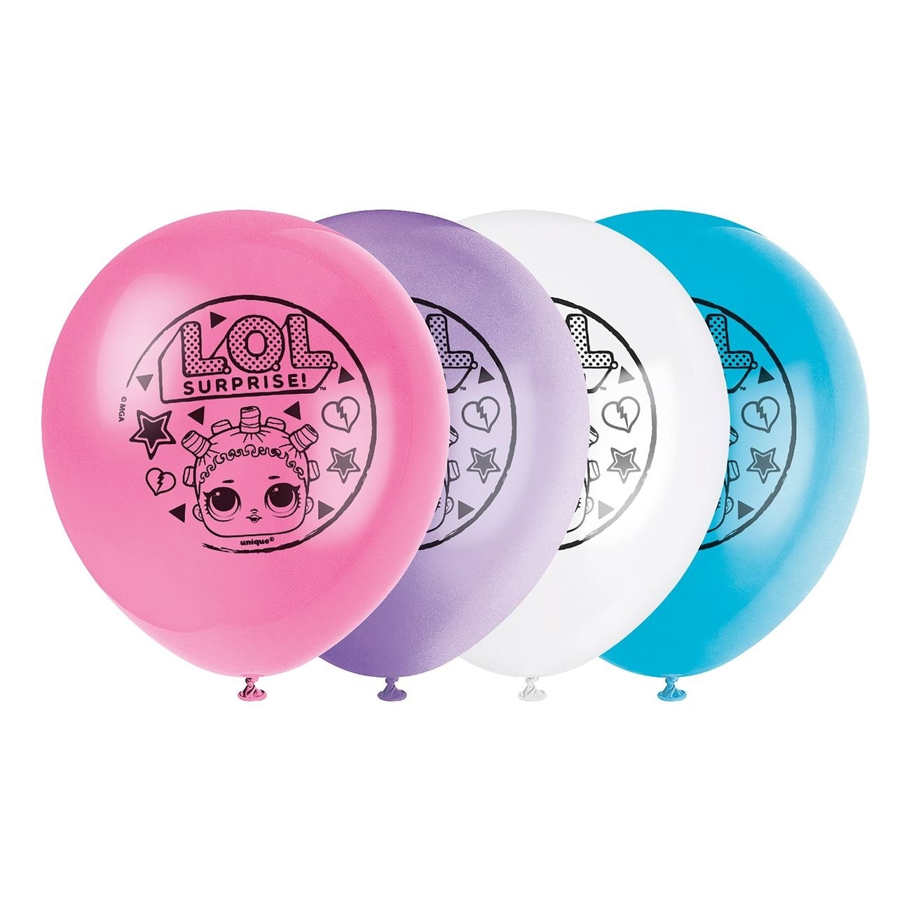 Lol overraskelsesballonger 8 stk 27,5 cm ballong