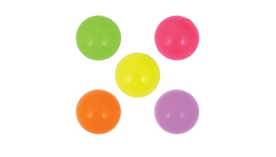5 stk selvlysende sprettballer diameter 32 mm sprettball boll
