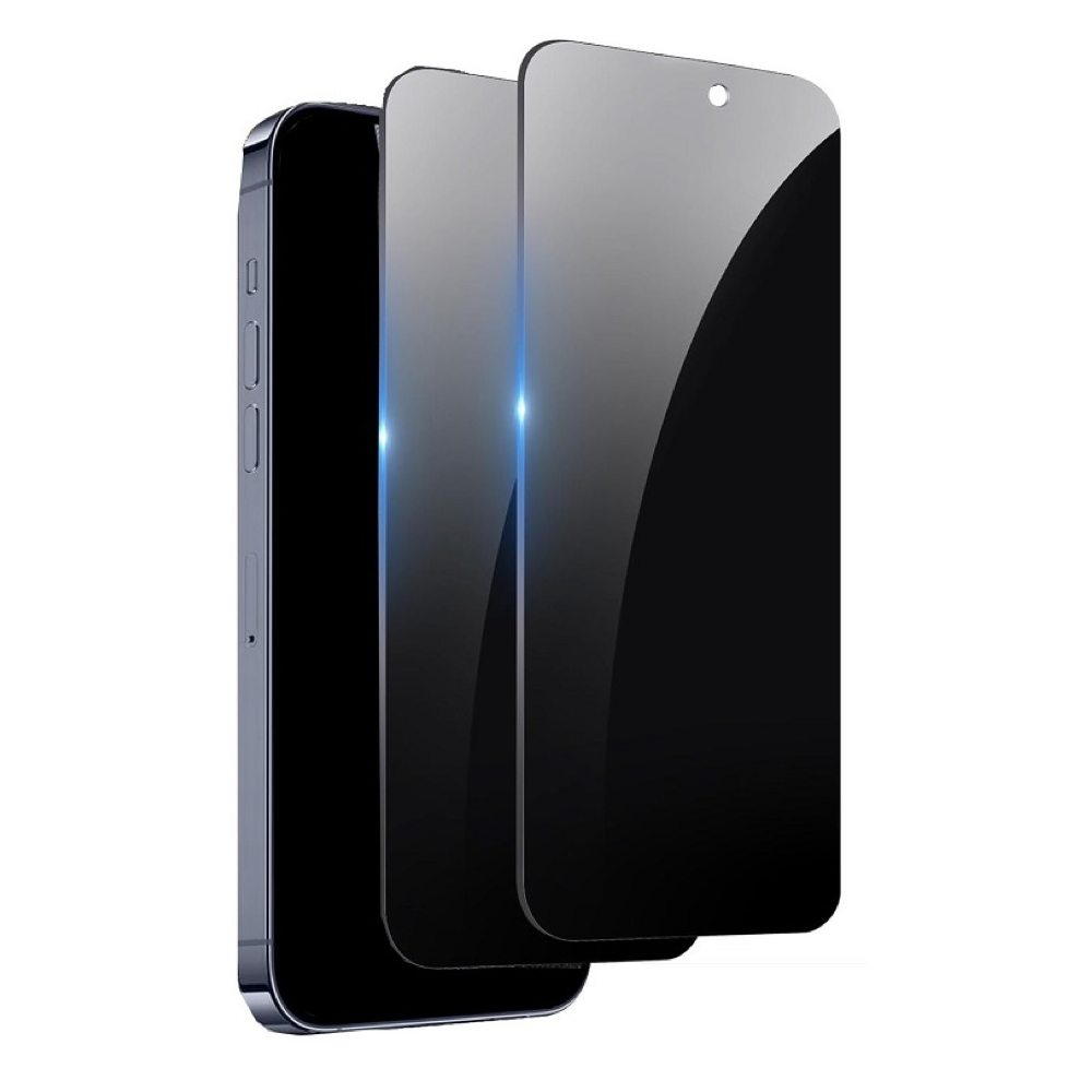 2 stk iPhone 12 Pro Privacy skjermbeskytter Privacy skjermbeskytter