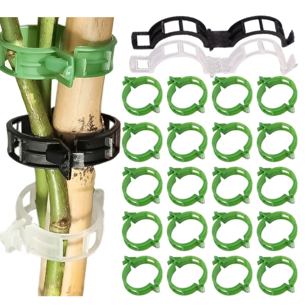 Planteklemmer for Plantestøtter/Spalier 100-pak