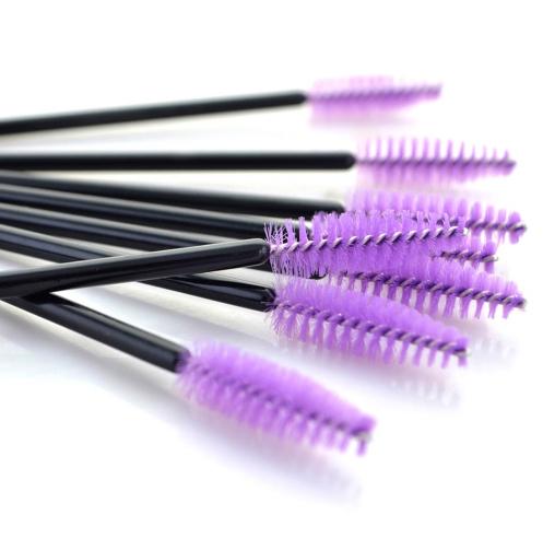 Ögonfransborstar 20-pack 10 cm med vikbart borsthuvud för extensions