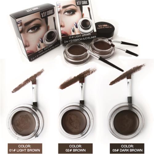 Ögonbrynsgel - Eyebrow pomade - 2in1 Eyeliner