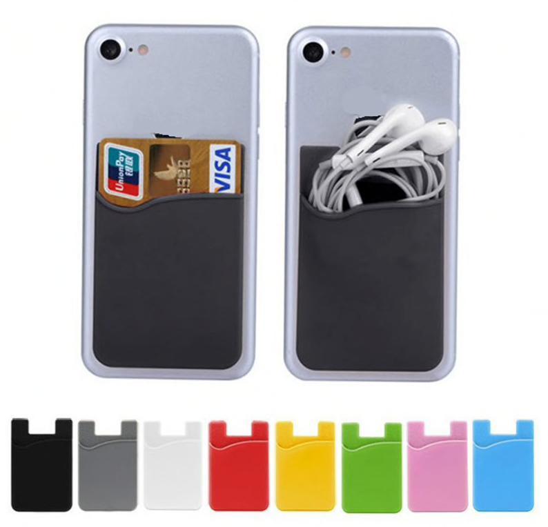 2-pack Universal Mobil plånbok/korthållare - Självhäftande