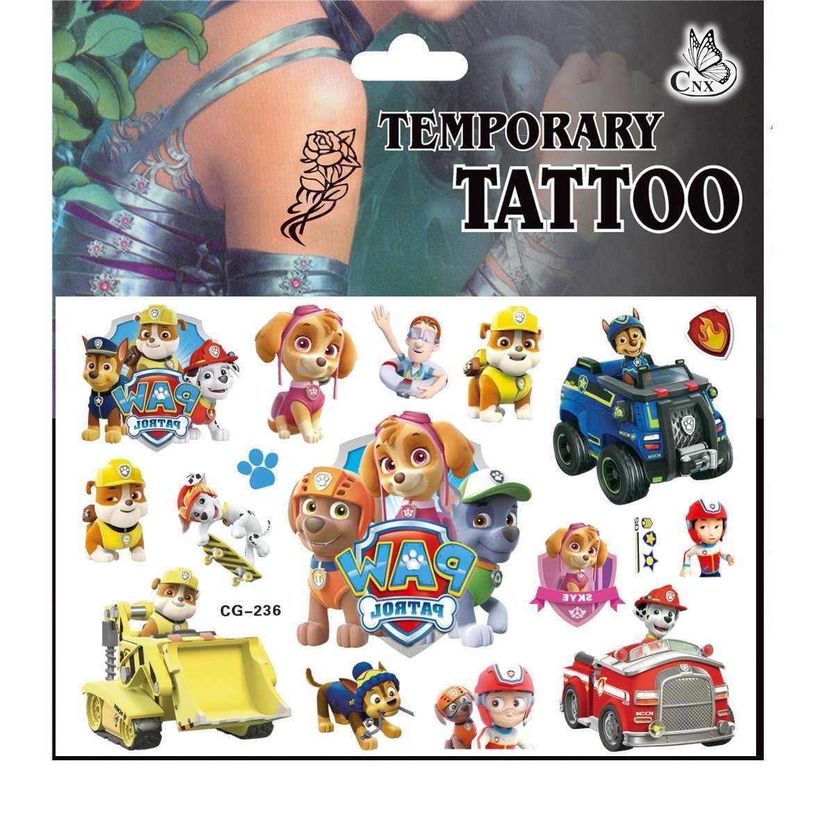 Paw patrol tatueringar - 17st - Barn tatueringar