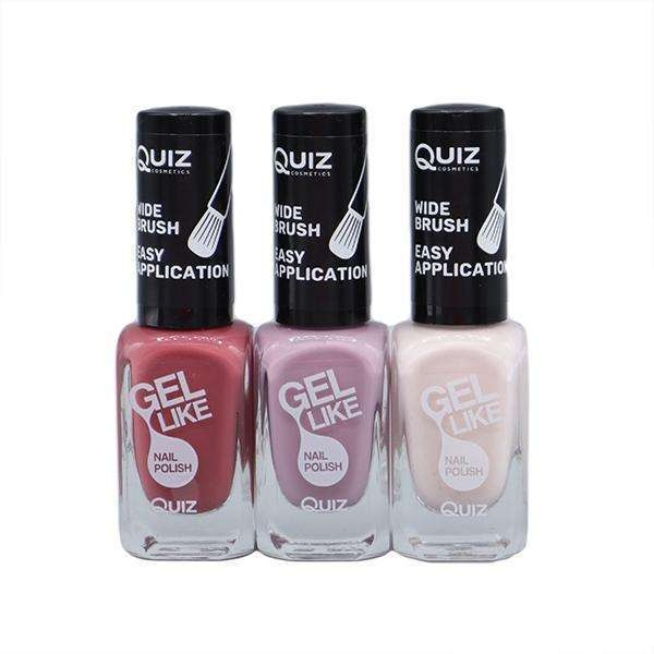 3st nagellack, nail polish - Röd, lila