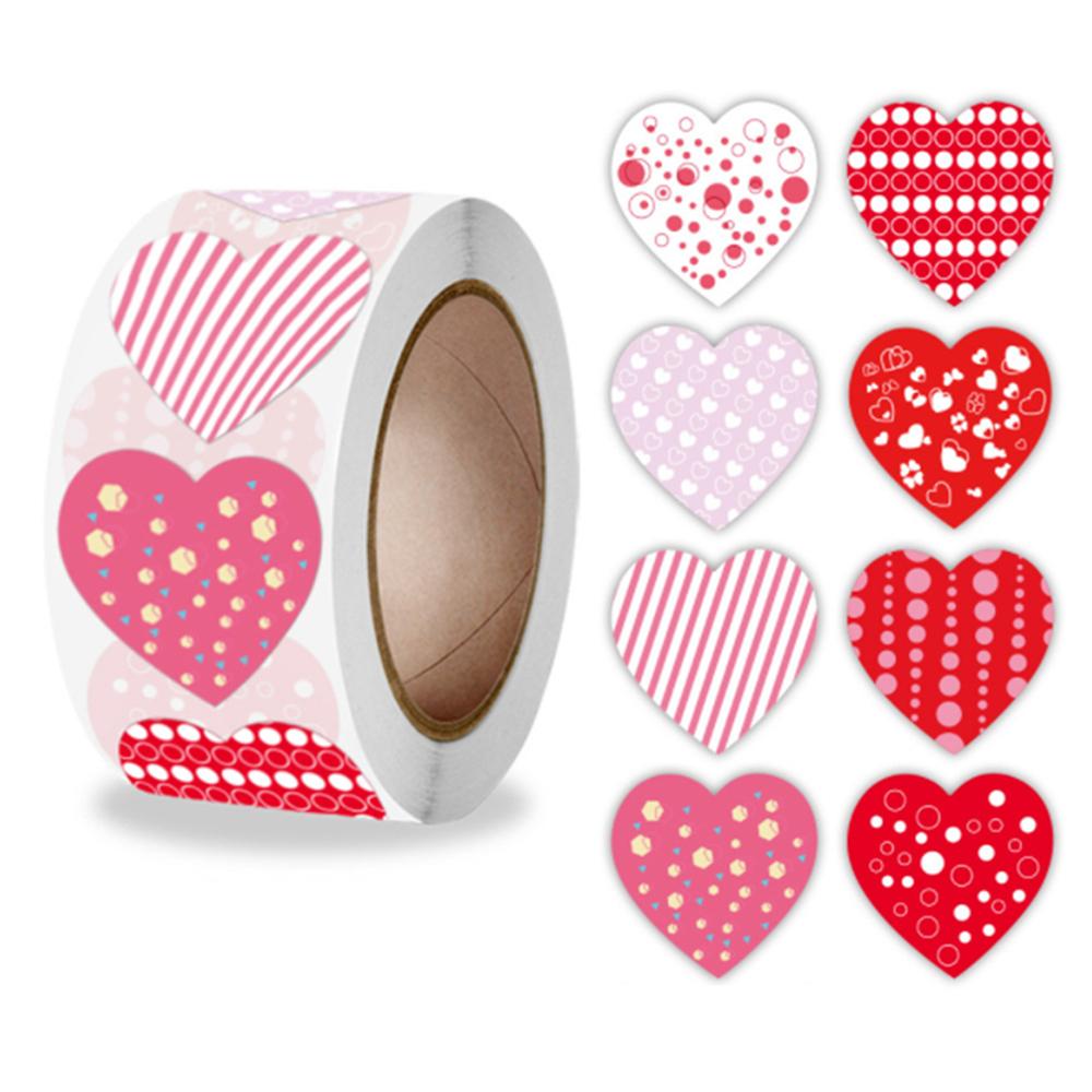 500st stickers klistermärken - Love / Hjärta motiv - Cartoon