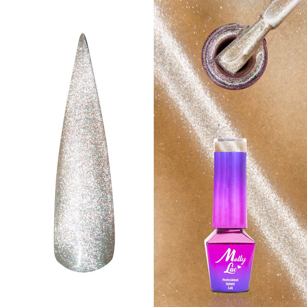 Mollylac - Gellack - Cat eye Womanity - Nr444 UV-gel/LED