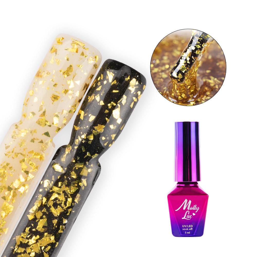 Mollylac - Jack top - Golden - 5ml - UV-gel/LED -Topplack