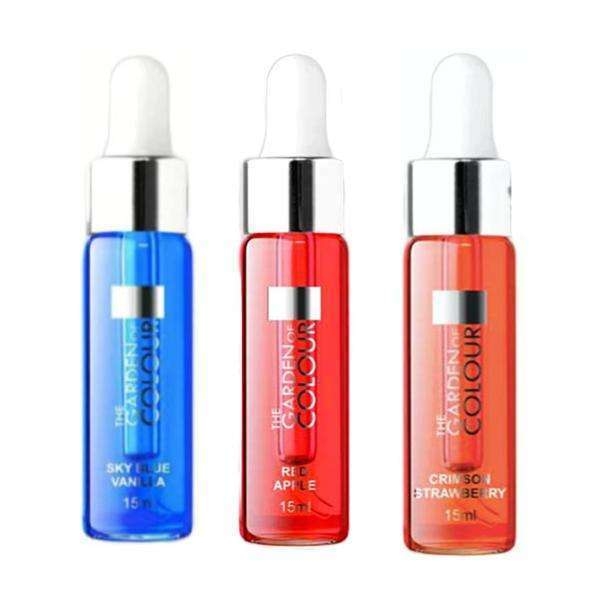 3-pack - Nagelbandsolja - Vanilj, Äpple, Jordgubb - 15ml