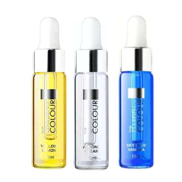 3-pack - Nagelbandsolja - Citron, Mandel, Vanilj - 15ml